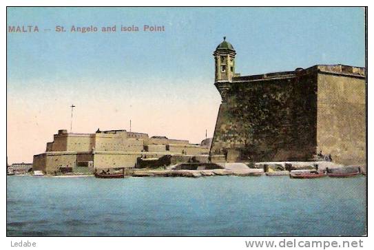 9024- MALTA, St Angelo And Isola Point - Malte