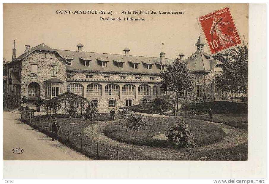 ST MAURICE - Asile National Des Convalescents - Pavillon De L´infirmerie. - Saint Maurice