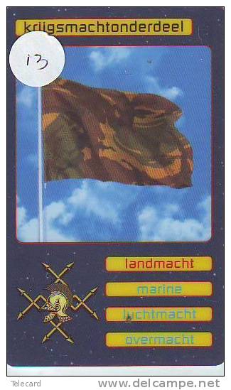 TELEFOONKAART SFOR (13) NETHERLANDS FL 50,00 Soldiers On Mission LIMITED EDITION - Armee