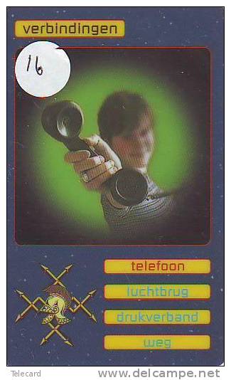 TELEFOONKAART * SFOR * VERBINDINGEN (16) NEDERLAND FL 50,00 Soldiers On Mission LIMITED EDITION * TELECARTE * PHONECARD - Leger