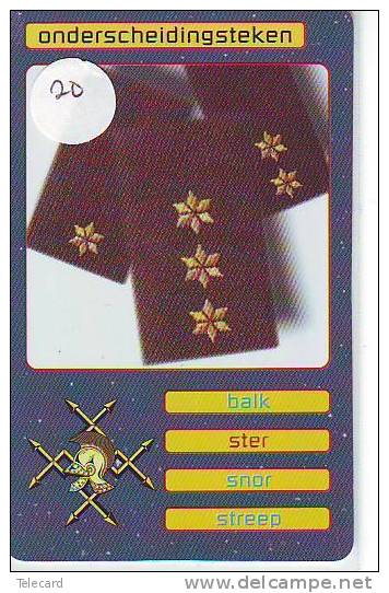 Telecarte SFOR (20) NETHERLANDS FL 50,00 Soldiers On Mission LIMITED EDITION - [3] Sim Cards, Prepaid & Refills