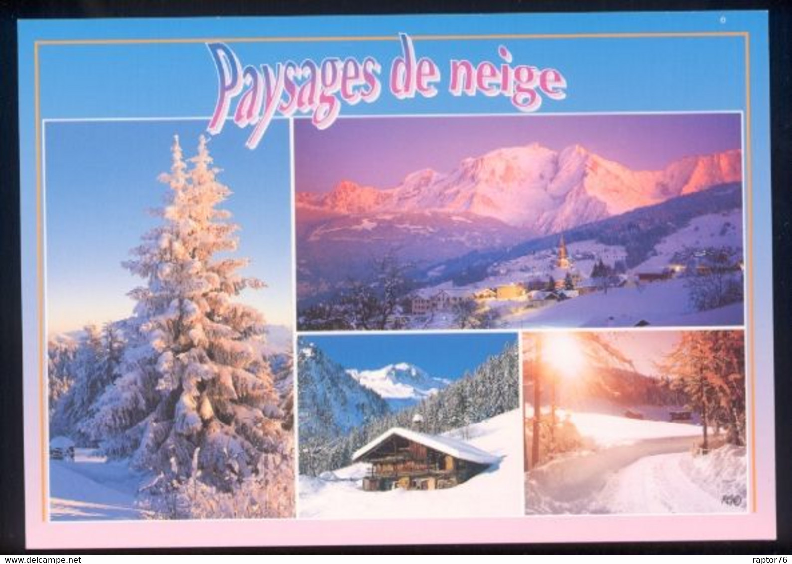 CPM 73 SAVOIE Paysages De Neige Multi Vues - Rhône-Alpes