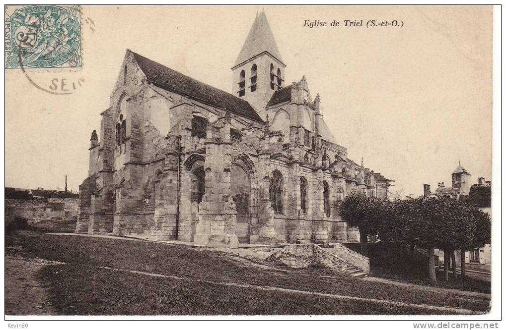 78 TRIEL SUR MER Eglise De Triel - Triel Sur Seine