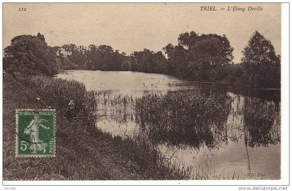 78 TRIEL SUR MER L'Etang Deville - Triel Sur Seine