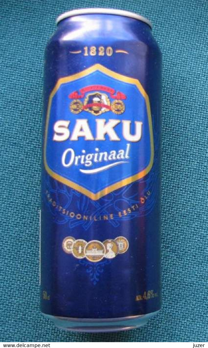 Bierdose Aus Estland: SAKU ORIGINAL - Cans