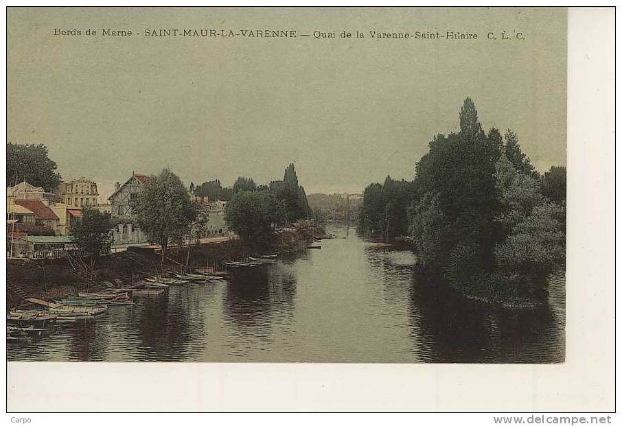 Bords De Marne - ST-MAUR-LA-VARENNE - Quai De La Varenne-St-Hilaire. - Chennevieres Sur Marne
