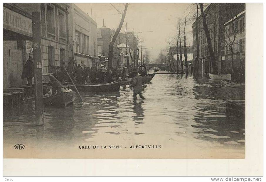 ALFORTVILLE - Crue De La Seine (inondation) - Alfortville