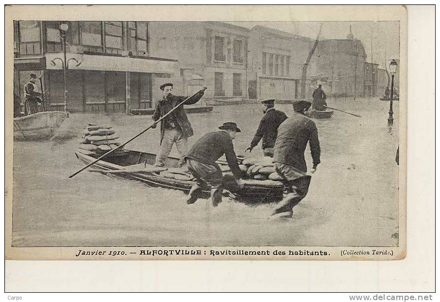 ALFORTVILLE - Inondation - Ravitaillement Des Habitants. - Alfortville