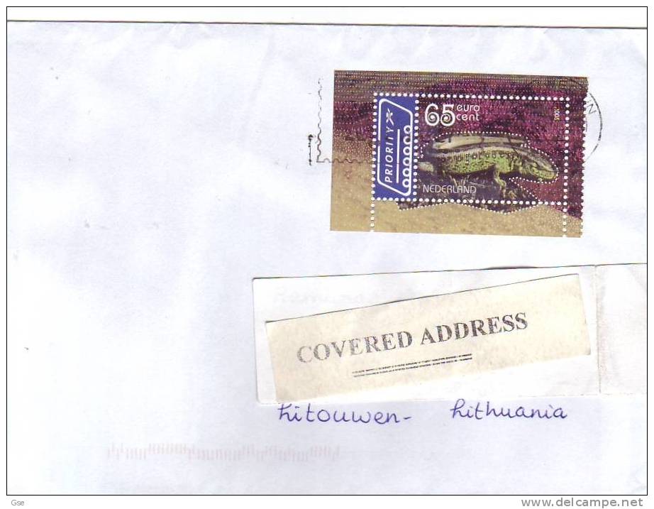 NEDERLAND 2005 - Cover To: Litouwen - Postage Due