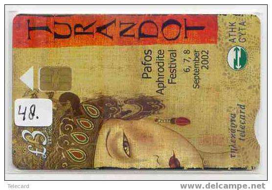 Télécarte CYPRUS (48) Phonecard APHRODITE - Chipre