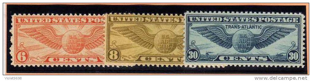 ETATS-UNIS: PA N° 15 A/16 *+25* - Unused Stamps