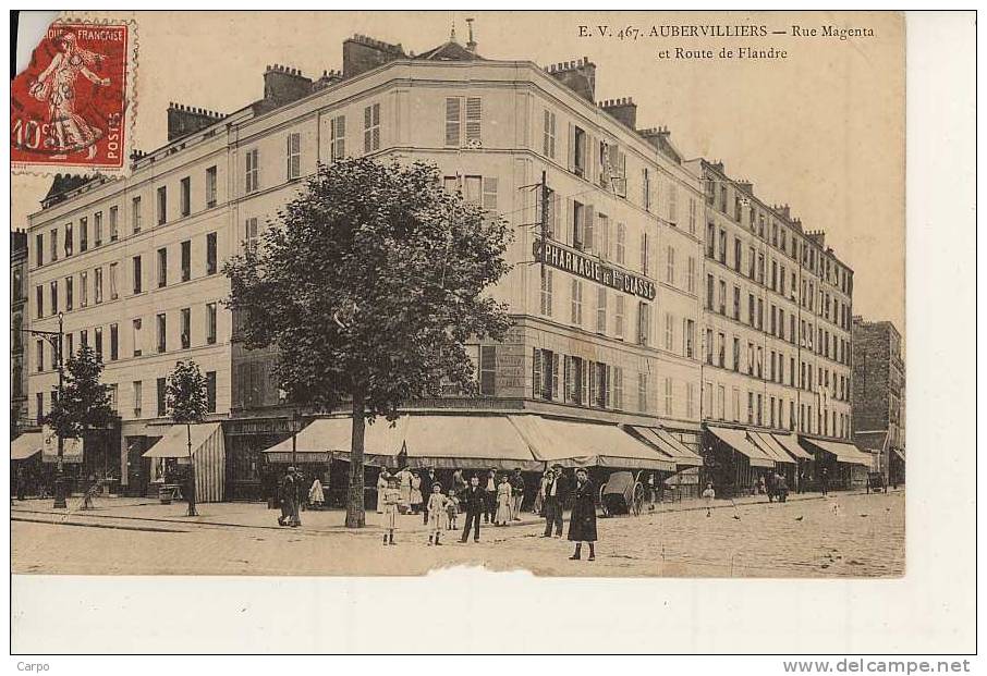 AUBERVILLIERS - Rue Magenta Et Route De Flandre. - Aubervilliers