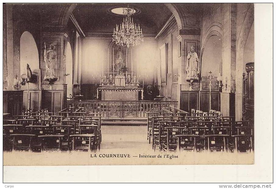 LA COURNEUVE - Intérieur De L´église. - La Courneuve