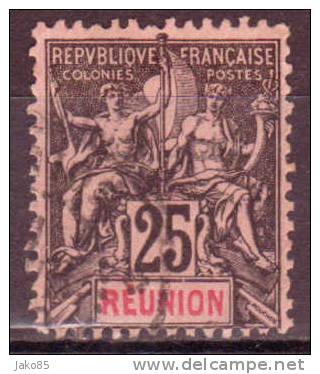 - REUNION - 1892 - YT N° 39 Oblitéré  TB - Used Stamps