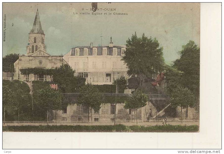 SAINT OUEN - La Vieille église Et Le Chateau. - Saint Ouen