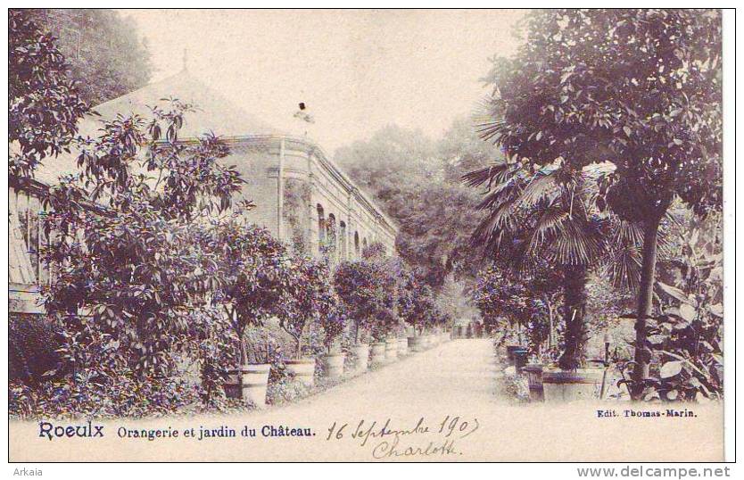 LE ROEULX = Orangerie Et Jardin Du Château  (1903) - Le Roeulx