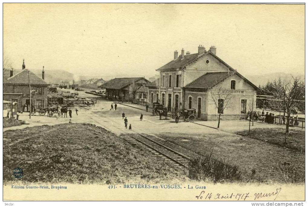 CPA(88)   BRUYERES EN VOSGES La Gare - Bruyeres