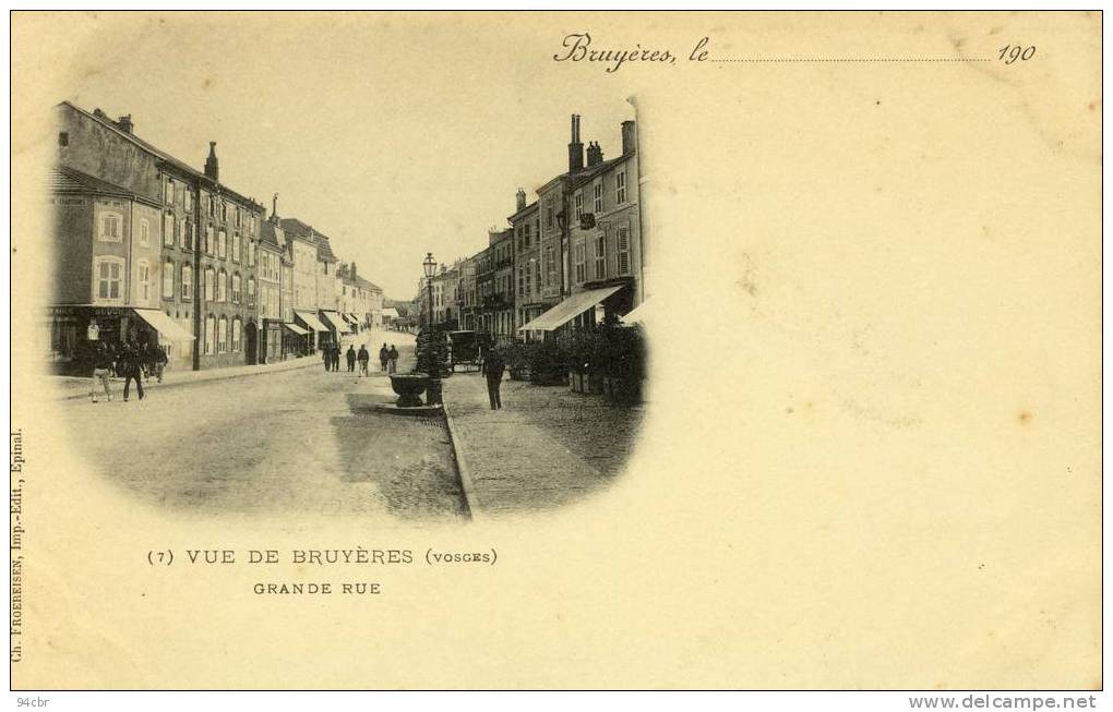 CPA(88)   BRUYERES EN VOSGES   Grande Rue - Bruyeres