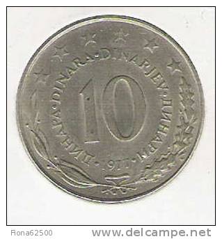 10 DINAR . 1977 . - Joegoslavië
