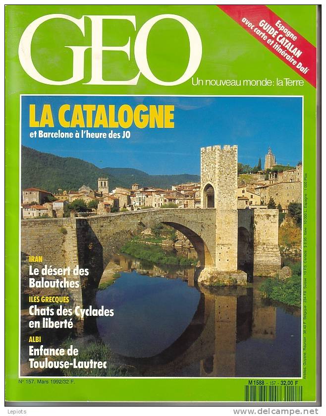 Magazine GEO Numéro 157 Mars 1992 - Géographie