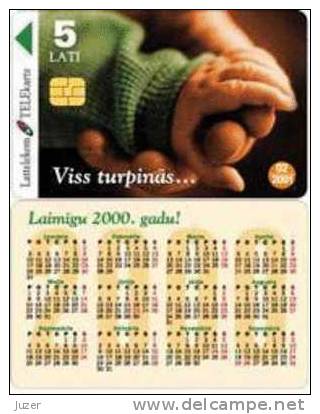 Lettland. 1999. Alles Gute Im Neuen 2000 Jahr - Lettland