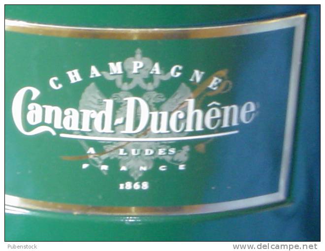 Seau à Champagne "CANARD DUCHENE" Vert. - Altri & Non Classificati