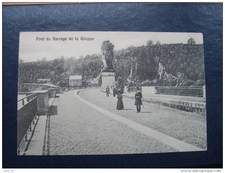 Baelen : Gileppe : Pont Du Barrage; Années 1910-1920 - Gileppe (Barrage)