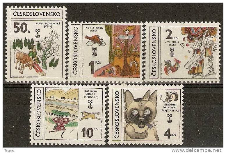 Czechoslovakia 1981 Mi# 2630-2634 ** MNH - Unused Stamps