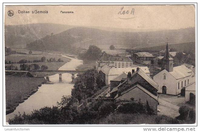 DOHAN LE PONT, L´EGLISE VUS DU CALVAIRE - Bouillon