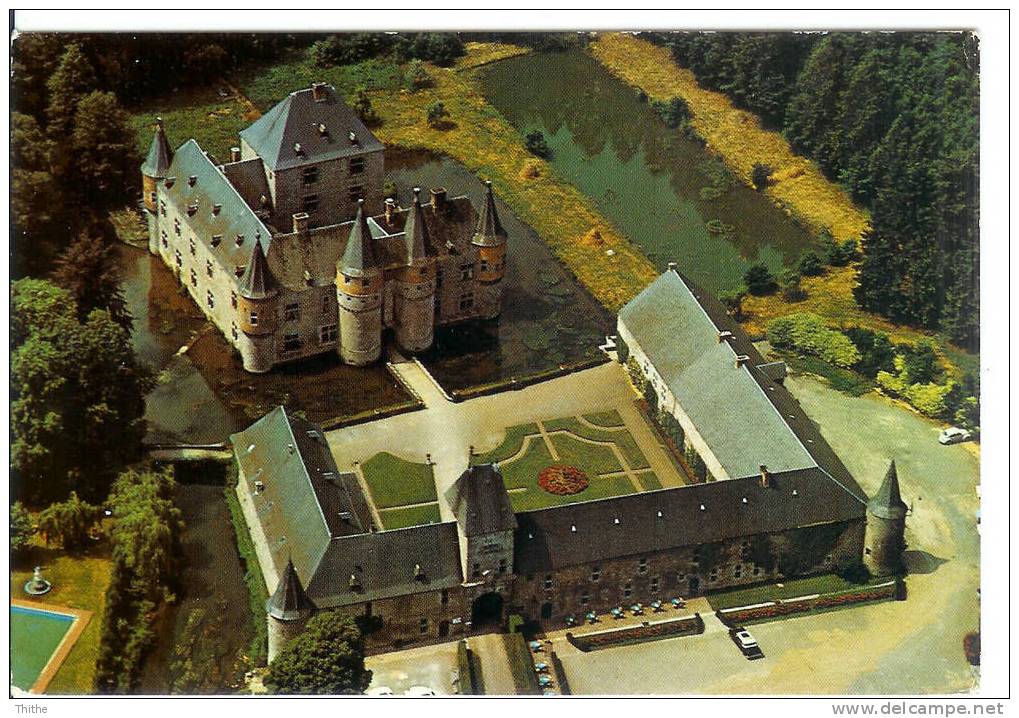 SPONTIN SUR BOCQ Château Féodal - Vue Aérienne - Yvoir