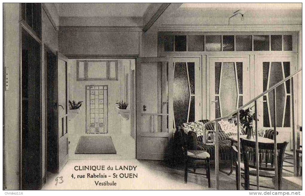 93 ST OUEN Clinique Du Landy Rue Rabelais Le Vestibule - Saint Ouen