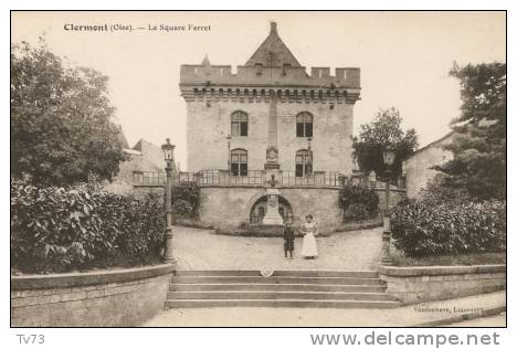 Cpc 591 - CLERMONT - Le Square Ferret (60 - Oise) - Clermont