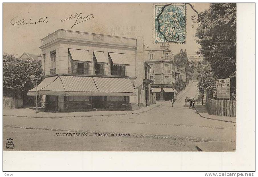 VAUCRESSON.-Rue De La Station. - Vaucresson