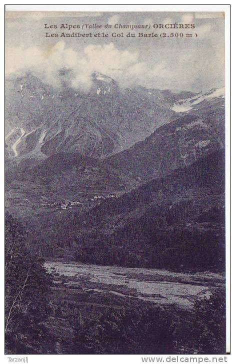 CPA De Orcières (Hautes Alpes 05): Les Audiberts Et Le Col De Barle (2500 M.) - Orcieres