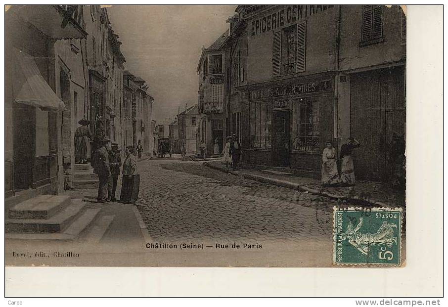 CHATILLON - Rue De Paris. - Châtillon