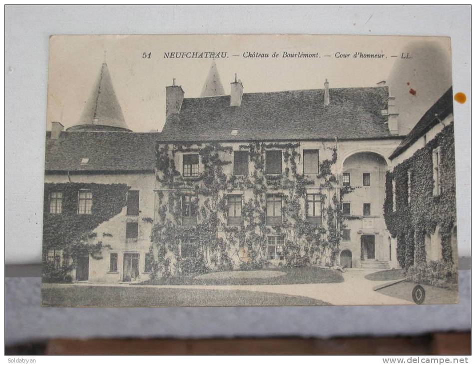 Neufchateau - Chateau De Bourlemont 1916 - Neufchateau