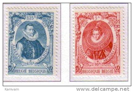 België Belgique 581A/2A Nsch Mnh Cote 12 Euro - Unused Stamps