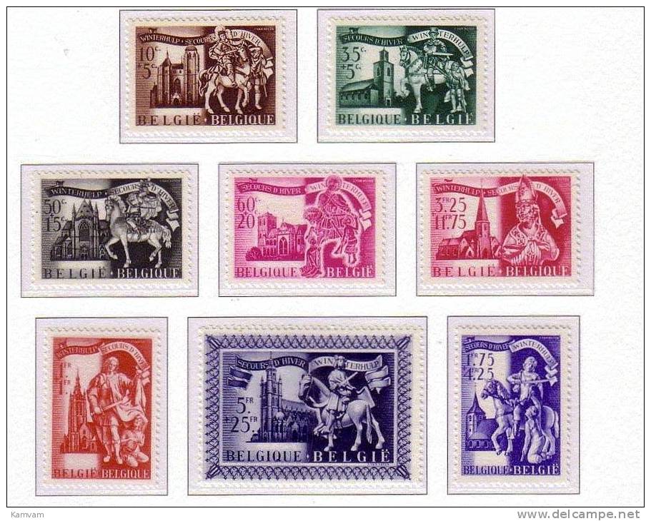 België Belgique 631/38 Nsch Mnh Cote 11.00 Euro - Unused Stamps