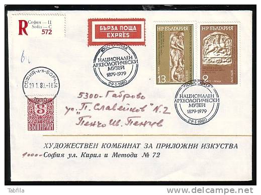 BULGARIE - 1979 - 100 An. Du Musee National D'archeologie  - P.cov.travel - Museen