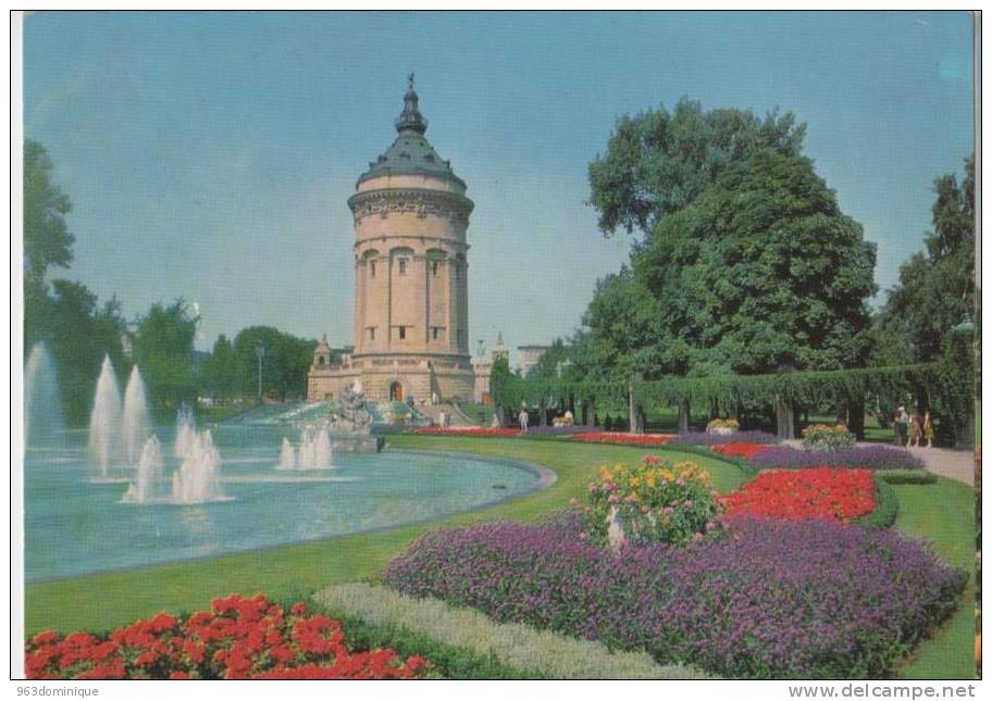 Mannheim - Am Wasserturm - Mannheim