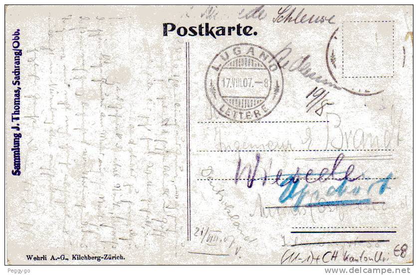 GOTTHARDBAHN NORDSEIT 1907 - Opere D'Arte