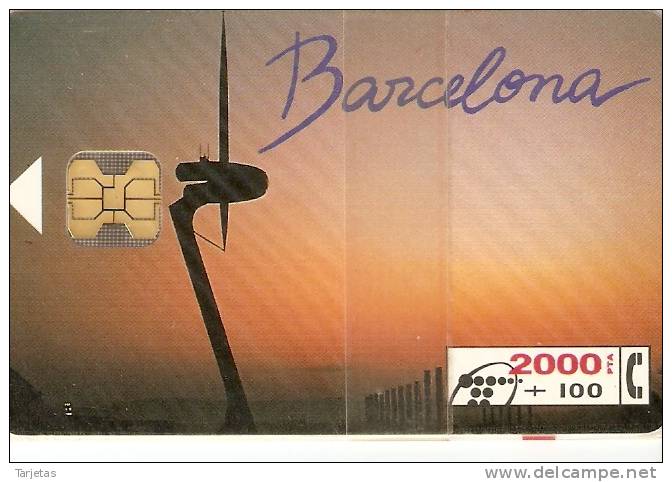 CP-031 BARCELONA 2000PTAS  NUEVA-MINT - Commémoratives Publicitaires