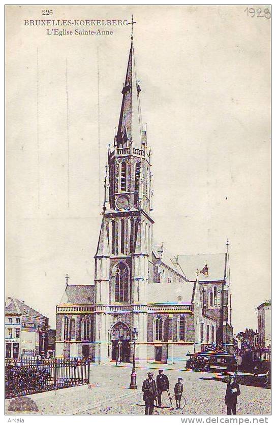KOEKELBERG = Eglise Sainte-Anne   N° 226  (1928) - Koekelberg