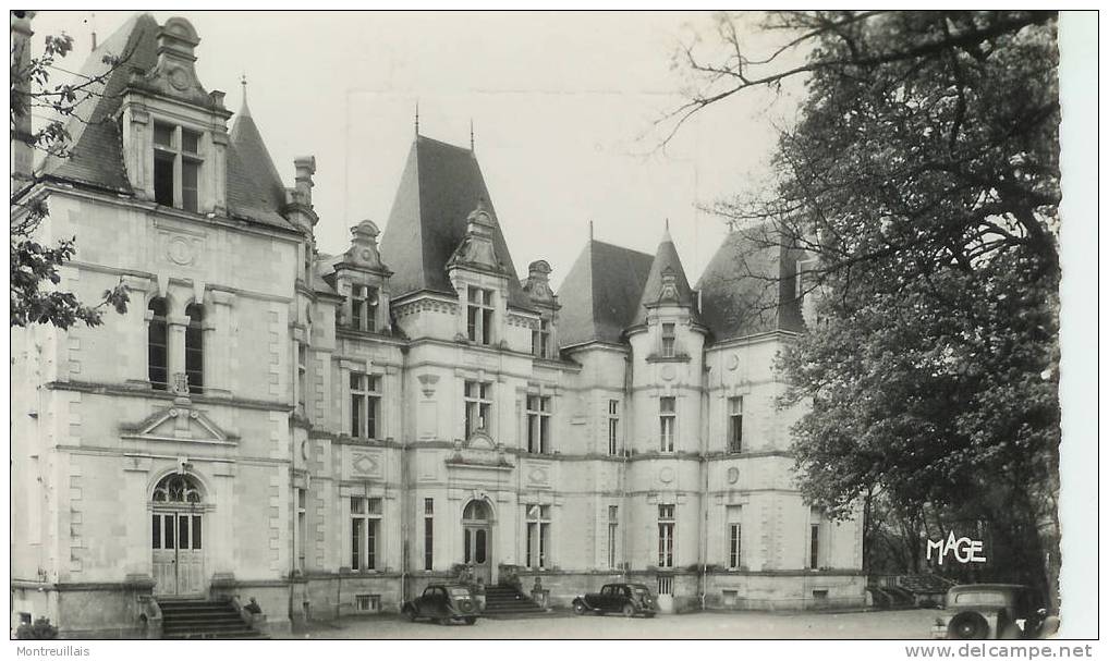 VOUNEIL-SOUS-BIARD, Le Chateau, Timbrée, écrite - Vouneuil Sous Biard