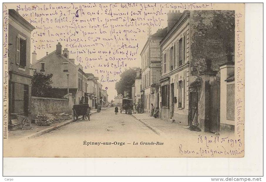 La Grande Rue. - Epinay-sur-Orge