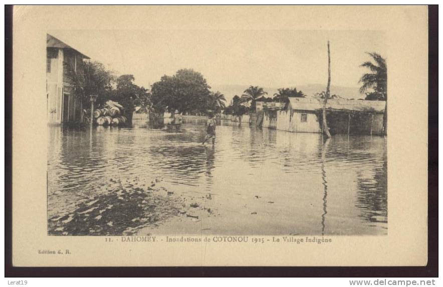 DAHOMEY..COTONOU....INONDATION 1925....NON. ECRITE....‹(•¿•)› - Dahomey