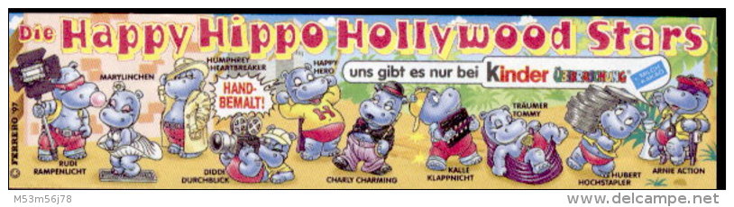 Happy Hippo Hollywood Stars 1997- Charly Charming + BPZ - Maxi (Kinder-)