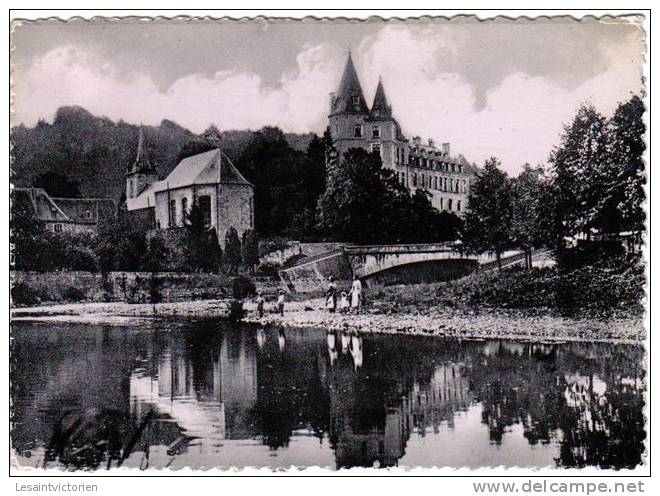 DURBUY VUE SUR LE CHATEAU ET SUR L'OURTHE - Durbuy