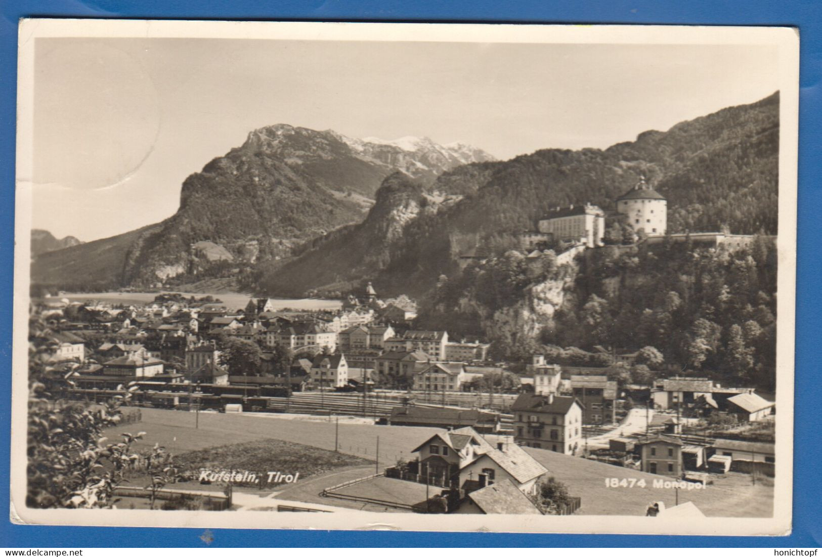 Österreich; Kufstein; Panorama Mit Gleise; 1938 - Kufstein