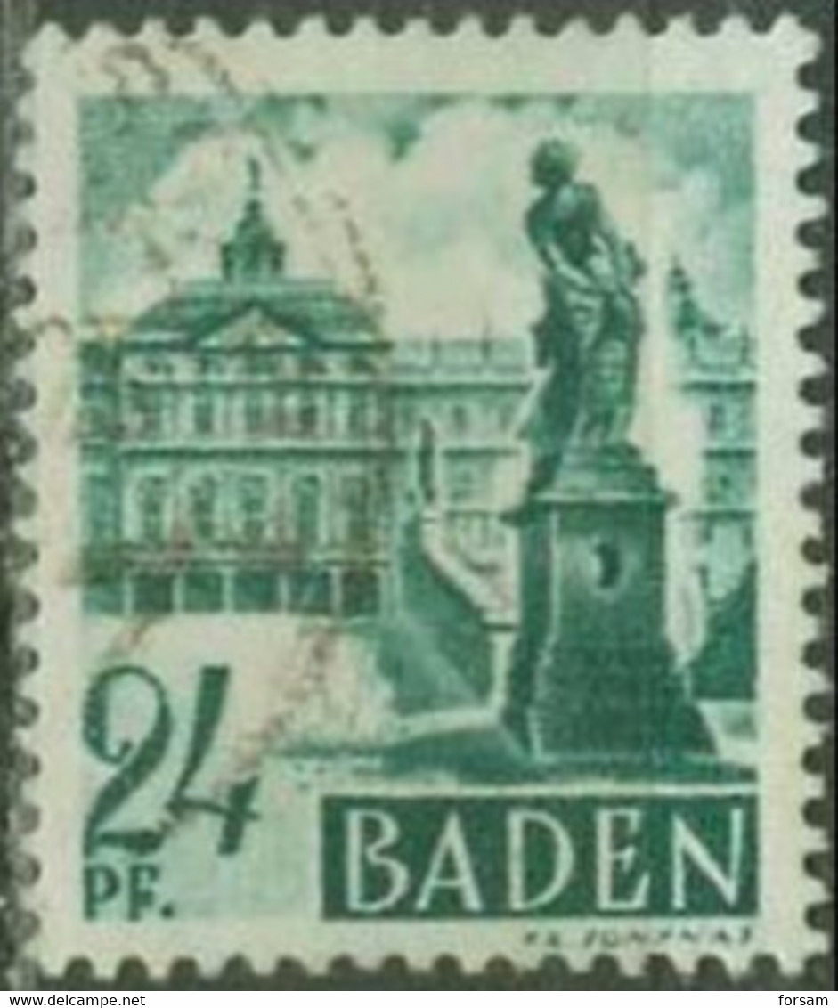 BADEN..1948..Michel # 22...used. - Bade